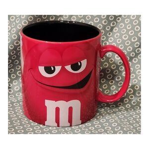 Large Red M&M's Character Coffee Mug